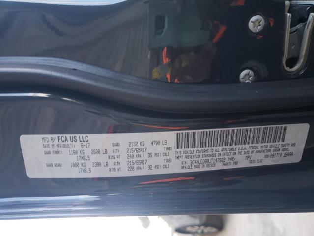 2018 JEEP COMPASS TR 3C4NJDDB8JT147922