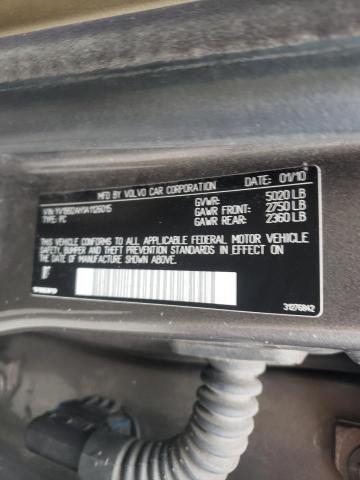 2010 VOLVO S80 T6 YV1992AH1A1126015