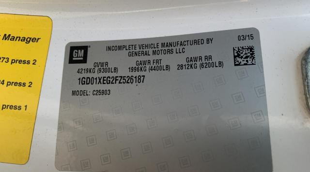2015 GMC SIERRA C25 1GD01XEG2FZ526187