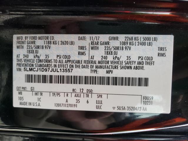 2018 LINCOLN MKC PREMIE 5LMCJ1D97JUL13557