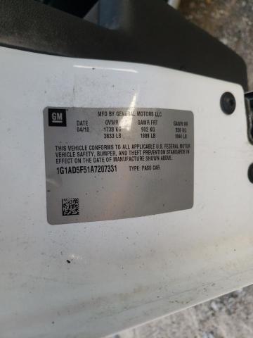 2010 CHEVROLET COBALT 1G1AD5F51A7207331
