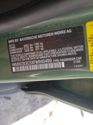 2015 MINI COOPER COU WMWZB3C5XFWR45499