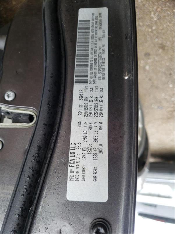 2015 DODGE JOURNEY R/ 3C4PDDEG6FT660734