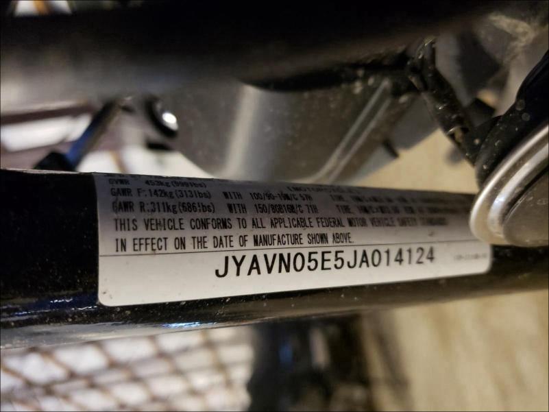 2018 YAMAHA XVS950 CU JYAVN05E5JA014124