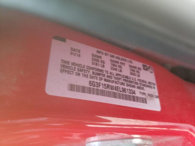 2014 CHEVROLET SS 6G3F15RW4EL961334