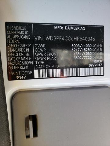 2017 MERCEDES-BENZ SPRINTER 3 WD3PF4CC6HP540346
