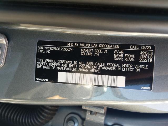 2020 VOLVO V60 T5 MOM YV1102EKXL2395074