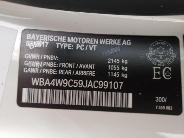 2018 BMW 440XI WBA4W9C59JAC99107