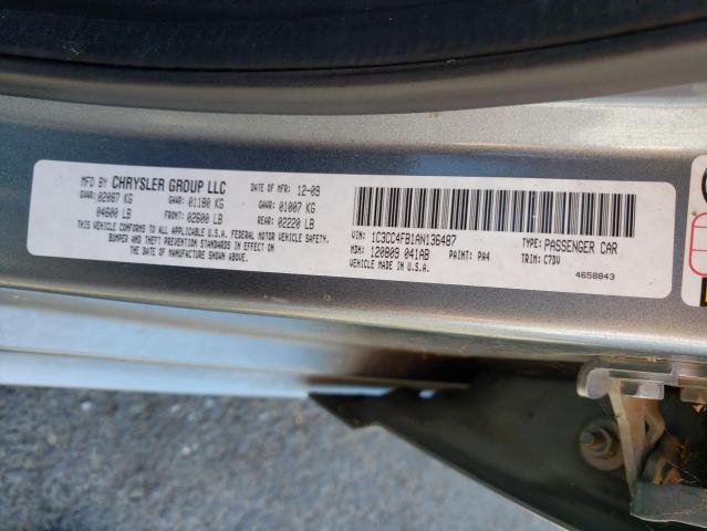2010 CHRYSLER SEBRING 1C3CC4FB1AN136487