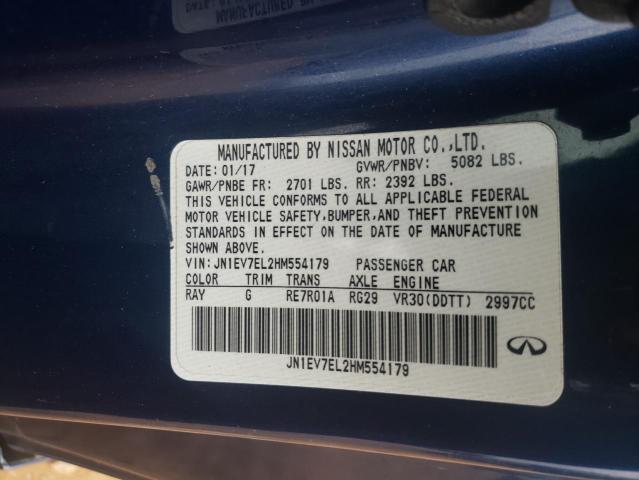2017 INFINITI Q60 PREMIU JN1EV7EL2HM554179
