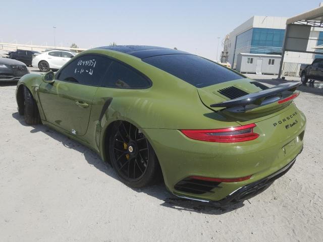 VIN: WP0ZZZ99ZHS160475 Auction: COPART UAE Lot: 60491351 Location: DUBAI INDUSTRIAL CITY - DUBAI VIN: WP0ZZZ99ZHS160475 PORSCHE 911 2017 GREEN Photo 3
