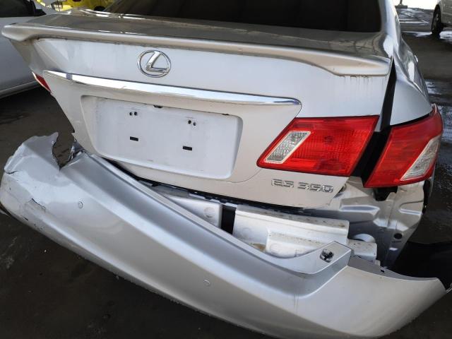 VIN: JTHBJ46G482215669 Auction: COPART UAE Lot: 61334621 Location: DUBAI INDUSTRIAL CITY - DUBAI JTHBJ46G482215669 LEXUS ES 2008 SILVER Photo 12