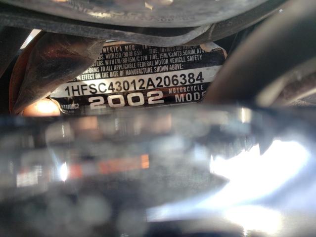 2002 HONDA VT1100 C2 1HFSC43012A206384