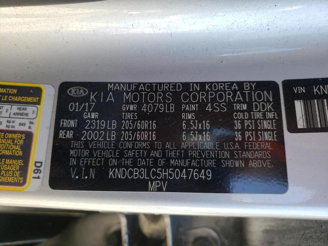 2017 KIA NIRO FE KNDCB3LC5H5047649