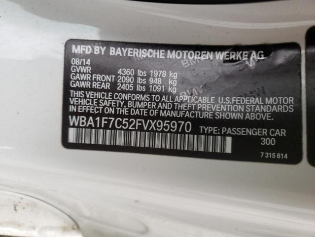 2015 BMW 228 XI WBA1F7C52FVX95970