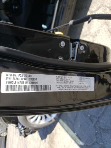2020 DODGE CHARGER SR 2C3CDXL9XLH243954