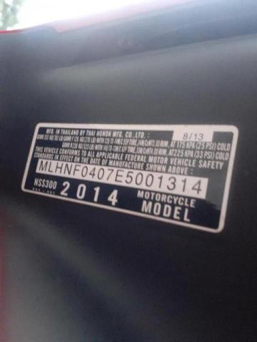 2014 HONDA NSS300 MLHNF0407E5001314
