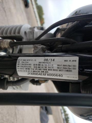 2015 YAMAHA SR400 JYARH04E6FA000640