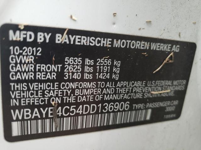2013 BMW 740 LI WBAYE4C54DD136906