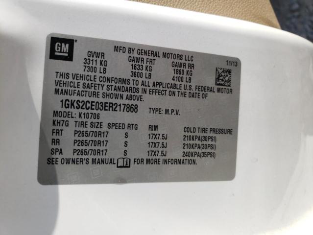 2014 GMC YUKON SLT 1GKS2CE03ER217868