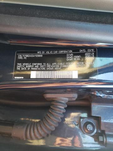 2010 VOLVO S80 3.2 YV1982AS5A1129899