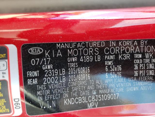 2018 KIA NIRO FE KNDCB3LC8J5109017