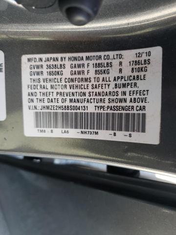 2011 HONDA INSIGHT LX JHMZE2H58BS004131