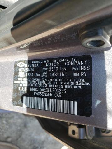 2015 HYUNDAI ACCENT GS KMHCT5AEXFU203356