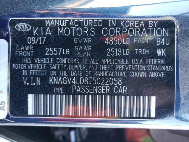 2018 KIA OPTIMA PLU KNAGV4LD8J5022058