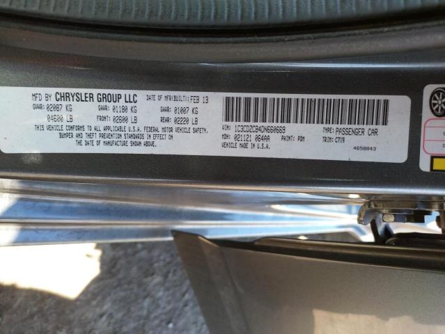 2013 DODGE AVENGER SX 1C3CDZCB4DN660669