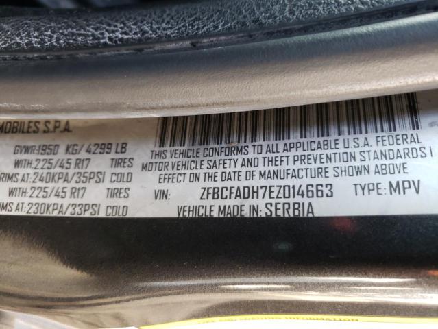 2014 FIAT 500L TREKK ZFBCFADH7EZ014663