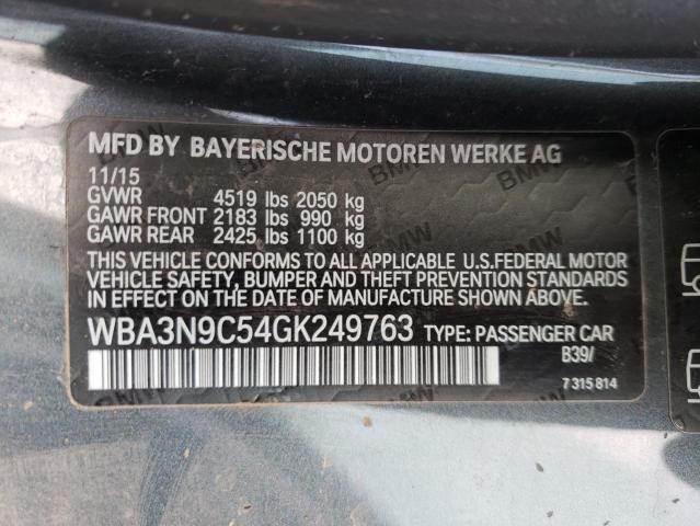 2016 BMW 428 XI WBA3N9C54GK249763