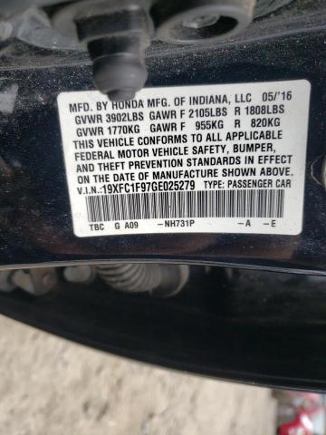 2016 HONDA CIVIC TOUR 19XFC1F97GE025279