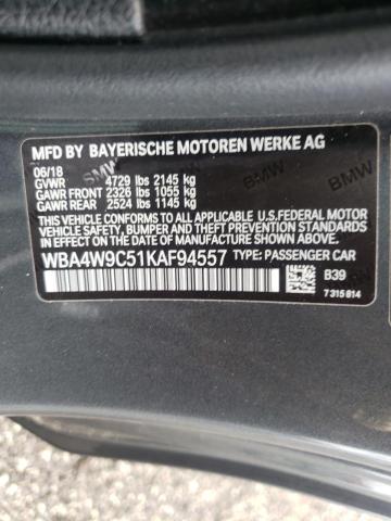 2019 BMW 440XI WBA4W9C51KAF94557