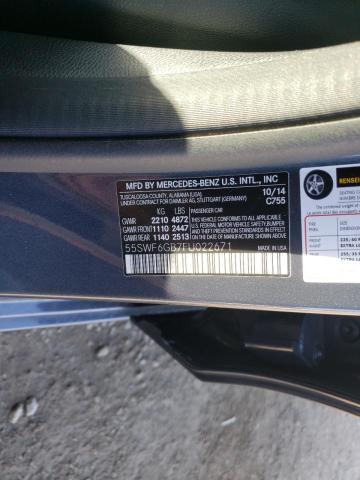 2015 MERCEDES-BENZ C 400 4MAT 55SWF6GB7FU022671