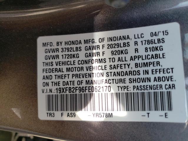 2015 HONDA CIVIC BASE 19XFB2F96FE062170