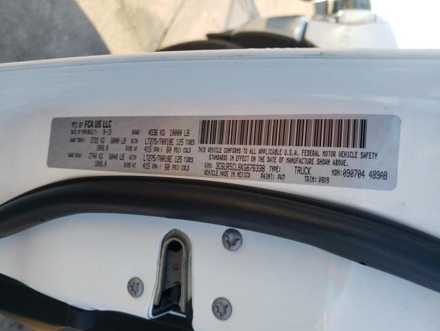 2019 RAM 2500 TRADE 3C6UR5CL6KG676338