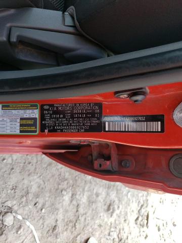 2011 KIA RIO BASE KNADH4A39B6927652