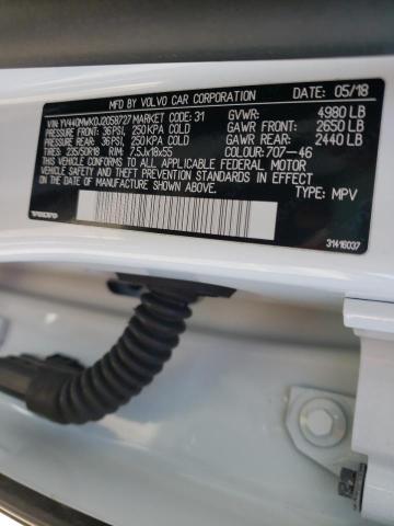 2018 VOLVO V60 CROSS YV440MWK0J2058727