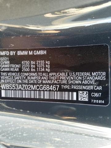 2021 BMW M4 WBS53AZ02MCG68467