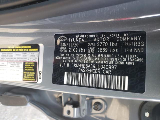 2020 HYUNDAI VENUE SE KMHRB8A39LU040997