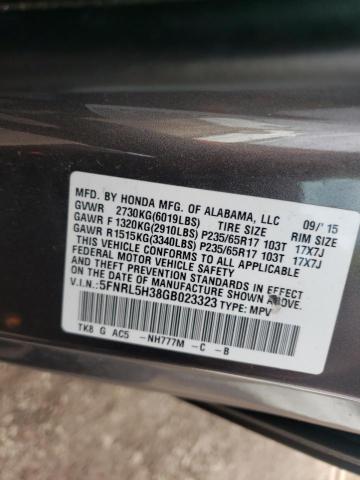 2016 HONDA ODYSSEY SE 5FNRL5H38GB023323