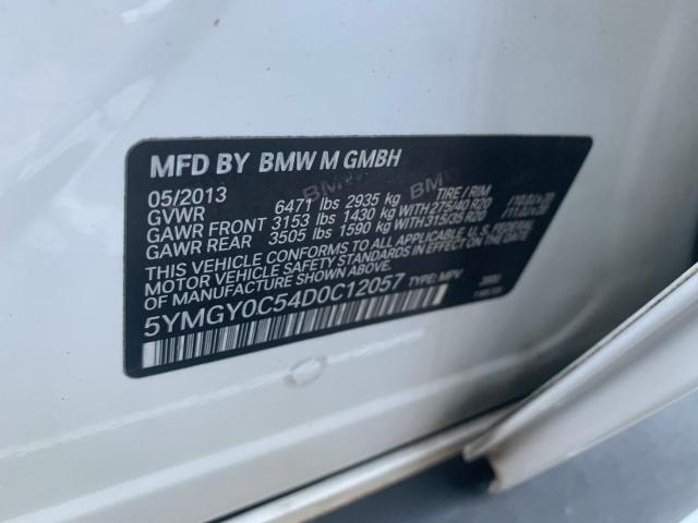 2013 BMW X5 M 5YMGY0C54D0C12057