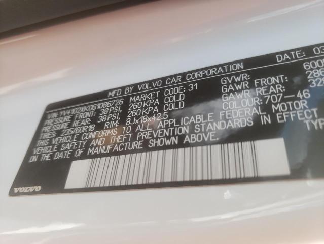 2016 VOLVO XC90 T5 YV4102XK0G1086726