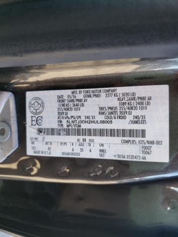2017 LINCOLN MKC RESERV 5LMTJ3DH2HUL08005