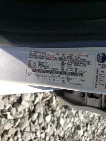 2011 FORD FIESTA SEL 3FADP4CJXBM227582