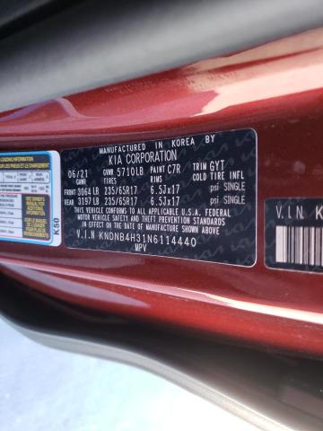 2022 KIA CARNIVAL L KNDNB4H31N6114440