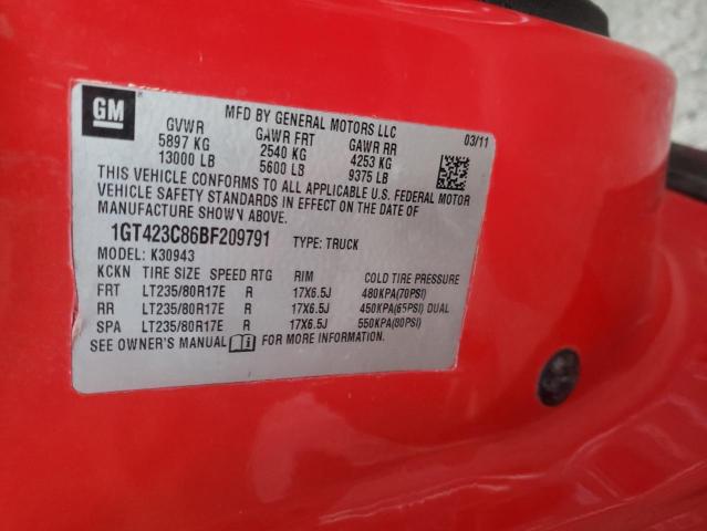 2011 GMC SIERRA K35 1GT423C86BF209791