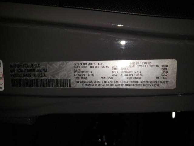 2021 JEEP GLADIATOR 1C6JJTBM5ML550762