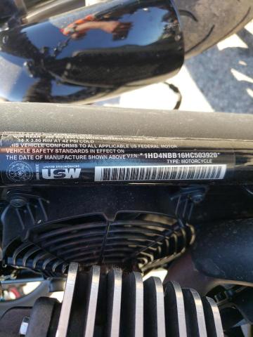 2017 HARLEY-DAVIDSON XG750 1HD4NBB16HC503920